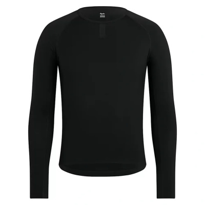 Rapha Men's Merino Long Sleeve Base Layer in Black