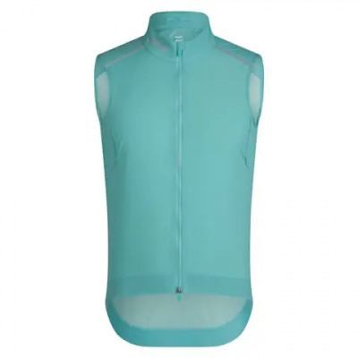Rapha Mens Pro Team Gilet II in Lagoon and Silver Reflective