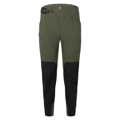 Rapha Men's Trail Finale Pants in Dark Green and White
