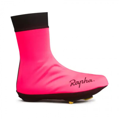 Rapha Winter Overshoes in Hi Vis Pink