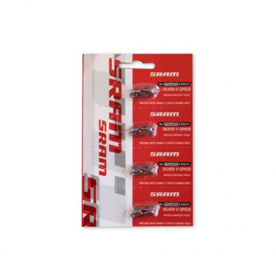 SRAM PowerLock Silver Chain Connector 11-Speed 4 PACK