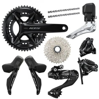Shimano R7150 105 Di2 Groupset - 172.5mm - 11-36T