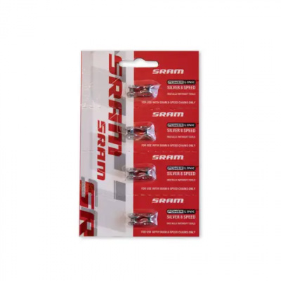 Sram PowerLink Silver Chain Connector 8-speed 4 PACK