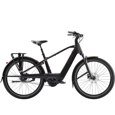 TREK Charter+ 4 Nexus 5 Belt 540Wh Electric Hybrid Bike in Dark Web