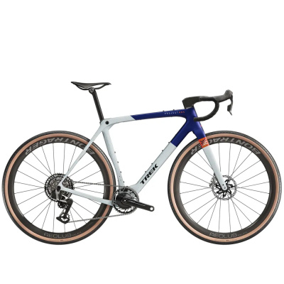 TREK Checkmate SLR 9 AXS Gravel Bike in Hex Blue and Plasma Grey