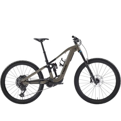 TREK Fuel+ EX 8 Gen 2 580Wh Electric Full Suspension Mountain Bike in Wild Mushroom and Trek Black
