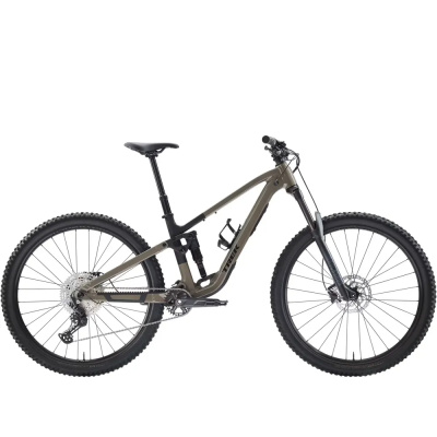 TREK Fuel EX 5 Fuel Full Suspension Mountain Bike in Wild Mushroom and Trek Black
