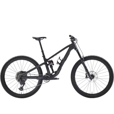 TREK Fuel EX 8 Full Suspension Mountain Bike in Lithium Grey and Trek Black Splatter