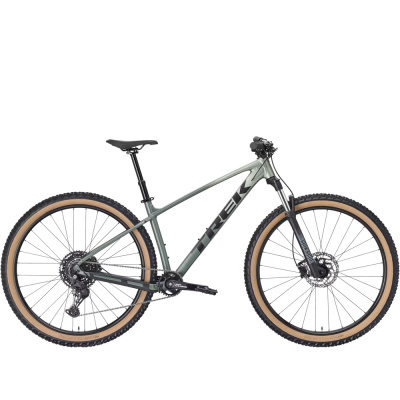 TREK Marlin 6 Gen 3 Hardtail Mountain Bike in Matte Lichen and Keswick Green Fade