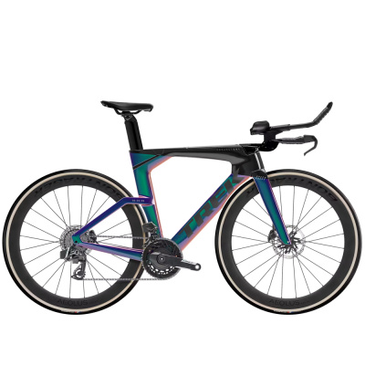 TREK Speed Concept SLR 7 AXS Triathlon Bike in Emerald Iris and Trek Black