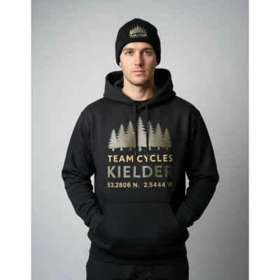 Team Cycles Kielder Forest Hoodie in Black