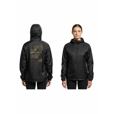 Team Cycles Kielder Forest Pack Away Waterproof Jacket in Black
