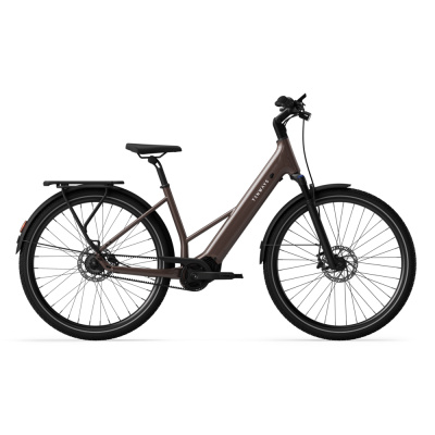 Tenways AGO AIR Belt 560Wh Electric Hybrid Bike in Walnut Brown - 46cm