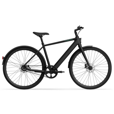 Tenways CGO 600 PRO 360Wh Electric City Bike in Midnight Black
