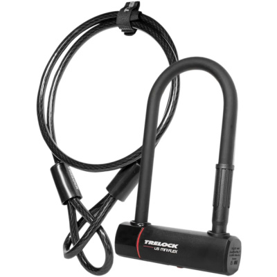 Trelock Gold Sold Secure U5 Mini 180mm Lock and Flex Cable