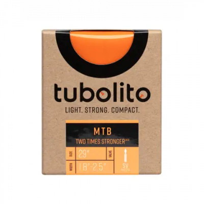 Tubolito Tubo MTB Lightweight Inner Tube in Neon Orange