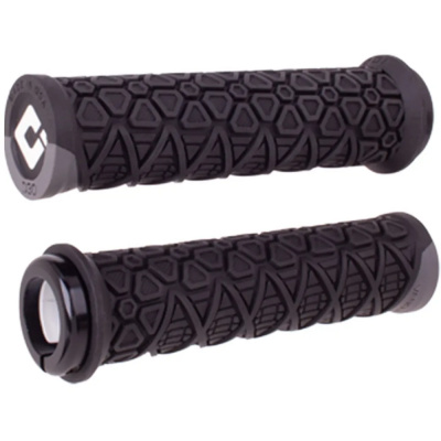 Vanquish MTB Lock On D30 135mm Mountain Bike Grips in Black and Graphite