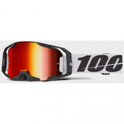 100% Armatic Goggles Mirror Red Lens