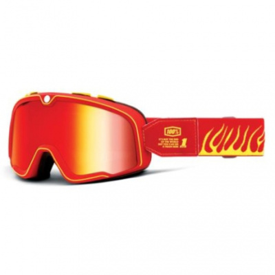 100% Barstow Goggle Mirror Red Lens