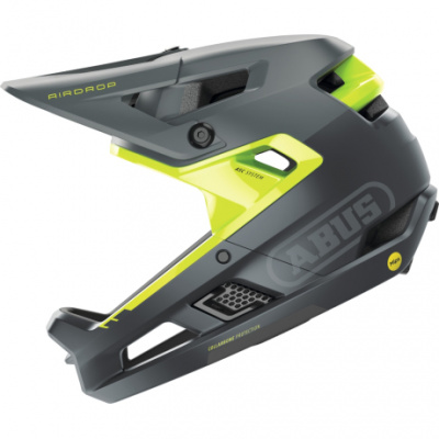 Abus AirDrop MIPS MTB Full Face Elite Helmet in Concrete