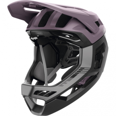 Abus Targon FullFace MTB Helmet Removable Chin Guard in Ash