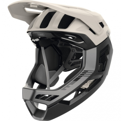 Abus Targon FullFace MTB Helmet Removable Chin Guard in Sand