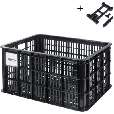 Basil Bicycle Crate MIK Large 40L Recycled synthetic