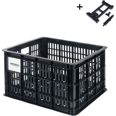 Basil Bicycle Crate MIK Medium 29.5L recycled synthetic