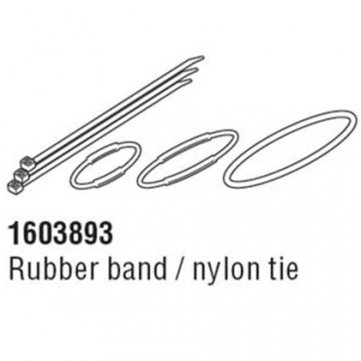 Cateye Strada Slim Cycle Computer Rubber Band And Zip Tie Fitting Kit