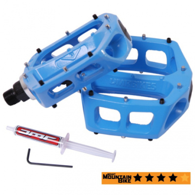 DMR Products V8 Pedals flat mtb design blue