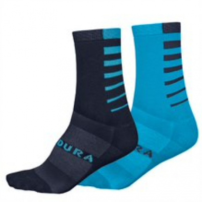 Endura Coolmax Stripe Socks (Twin Pack)