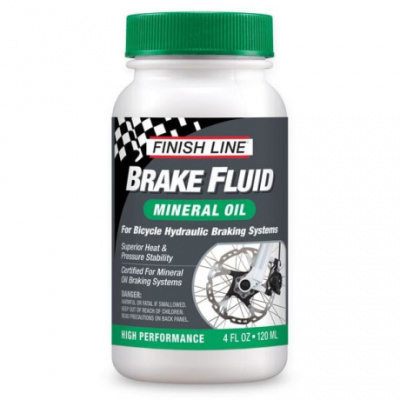 Finish Line Mineral Oil Brake Fluid - 4 oz / 120 ml