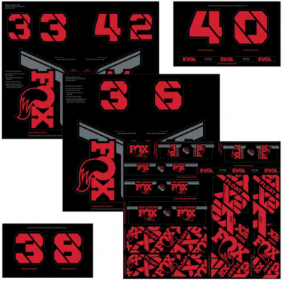 Fox Fork & Shock AM Custom Decal Kit 2021