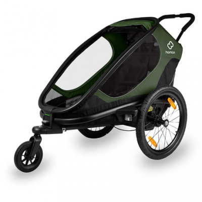 Hamax Outback One Child Bike Trailer GREENBLACK