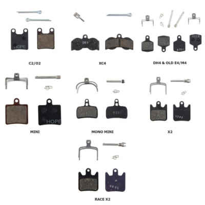 Hope Technology Brake Pads - Standard Compound
