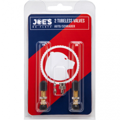 Joe's No Flats Joes No Flats Tubeless Schrader Valves Pairs