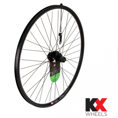 KX Wheels KX Hybrid 700C Doublewall QR Cassette Wheel Disc Brake in Rear