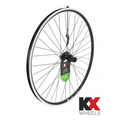 KX Wheels KX Hybrid 700C Doublewall QR Cassette Wheel Rim Brake Rear