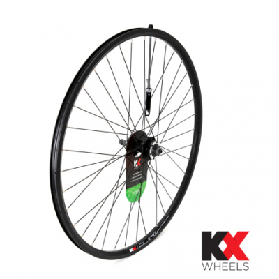 KX Wheels KX Hybrid 700C Doublewall QR Screw On Wheel Disc Brake in Rear