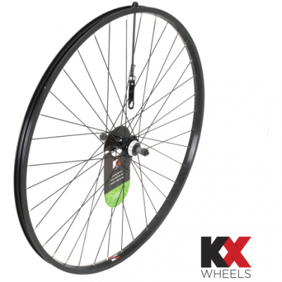 KX Wheels KX Hybrid 700C Singlewall QR Screw On Wheel Rim Brake Rear