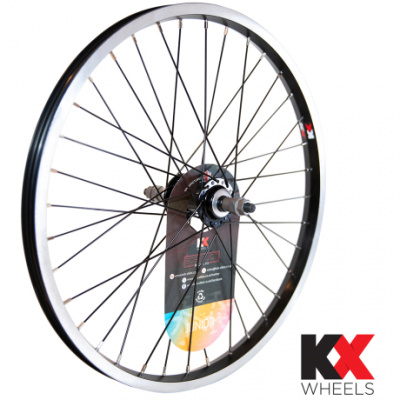 KX Wheels KX Junior Singlewall Solid Axle Screw On Wheel Rim Brake in Rear