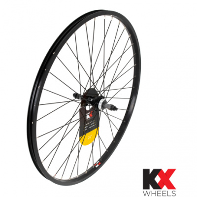 KX Wheels KX MTB Singlewall Solid Axle Screw On Wheel Rim Brake Rear