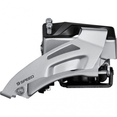 Shimano FD-M2020 Altus front mech  9-speed double  top swing  dual pull  multi fit