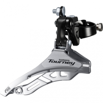 Shimano FD-TY300 Tourney 6/7-speed triple front derailleur  down pull  31.8 mm  for 42T