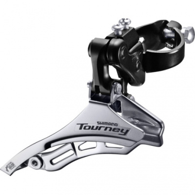 Shimano FD-TY300 Tourney 6/7-speed triple front derailleur  top pull  31.8 mm  for 42T
