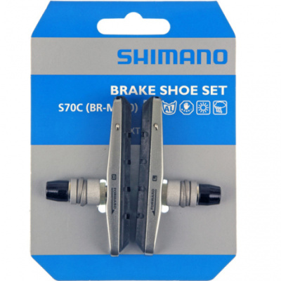 Shimano M70R2 BR-M770 Cartridge Type post Brake Shoe  Medium Power Alloy Rims  Pair