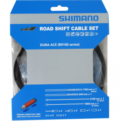 Shimano RS900 Road gear cable set  Polymer coated inners