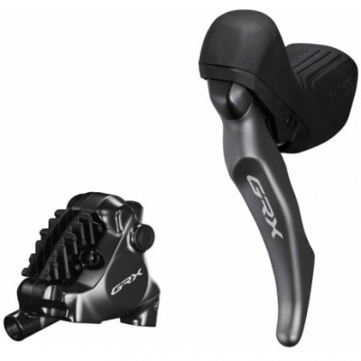 Shimano ST-RX820-LA GRX dropper post lever bled with BR-RX820 calliper  left rear