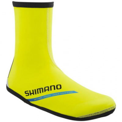 Shimano Unisex  Dual Fit Thermal Shoe Cover  Neon Yellow  Size XXL (47-49)