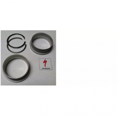 Specialized BBR SUB  OSBB BEARING CUPS (ROAD)  ALLOY  FOR 46MM ID BB SHELL  W/ CIR-CLIPS (2 PCS)